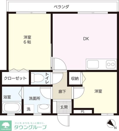 メーゾン清水の物件間取画像